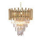 Glamour chandeliers - Milagro Chandelier MADISON GOLD 9xE14 ML5992 - product 4