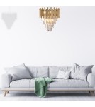 Glamour chandeliers - Milagro Chandelier MADISON GOLD 9xE14 ML5992 - product 7