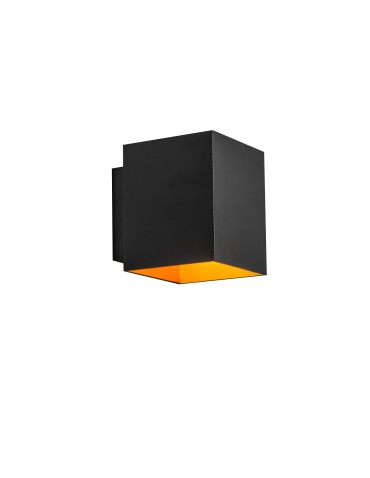 Zuma Line SOLA WL SQUARE Black-Gold 1x40W G9 230V 91063 Wall lamp.