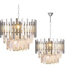 Glamour chandeliers - Milagro Chandelier ASPEN CHROME 6xE14 ML5996 - product 1