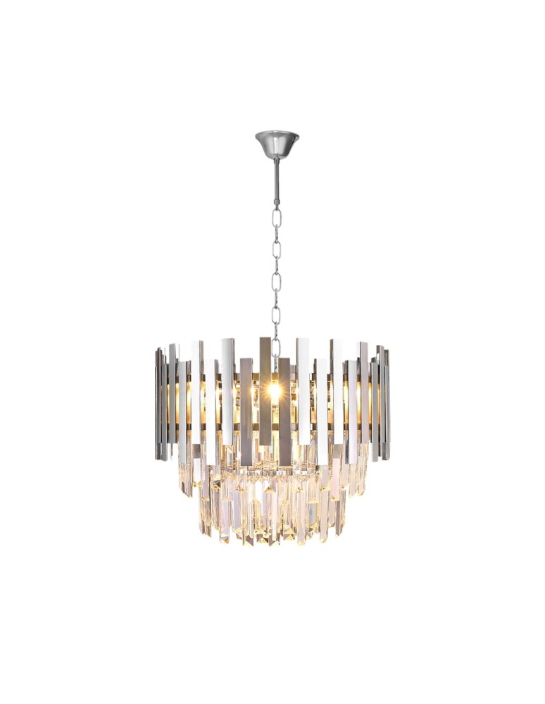 Glamour chandeliers - Milagro Chandelier ASPEN CHROME 6xE14 ML5996 - product kolory-swiatla.pl 2