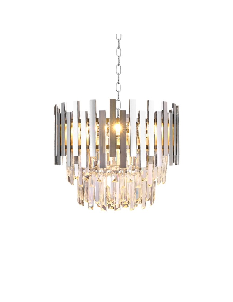 Glamour chandeliers - Milagro Chandelier ASPEN CHROME 6xE14 ML5996 - product kolory-swiatla.pl 3