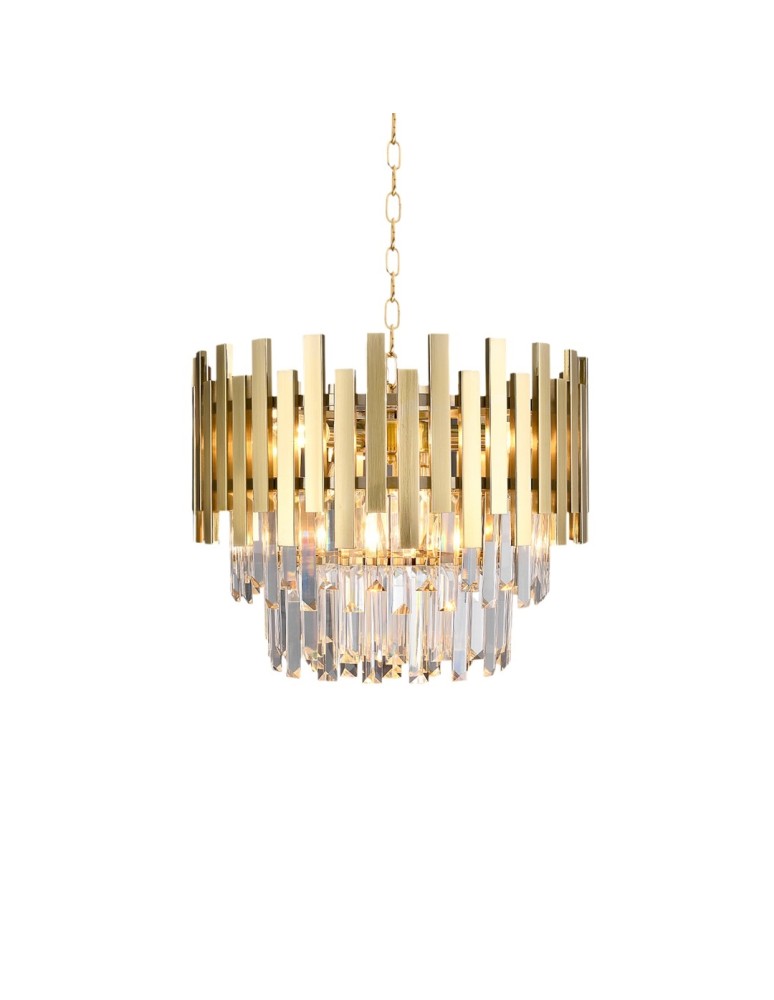 Glamour chandeliers - Milagro Chandelier ASPEN GOLD 6xE14 ML5999 - product kolory-swiatla.pl 3