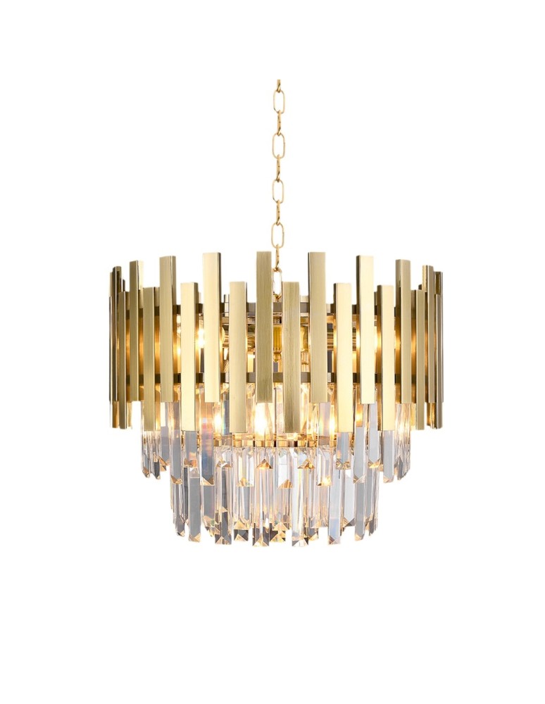 Glamour chandeliers - Milagro Chandelier ASPEN GOLD 6xE14 ML5999 - product kolory-swiatla.pl 4