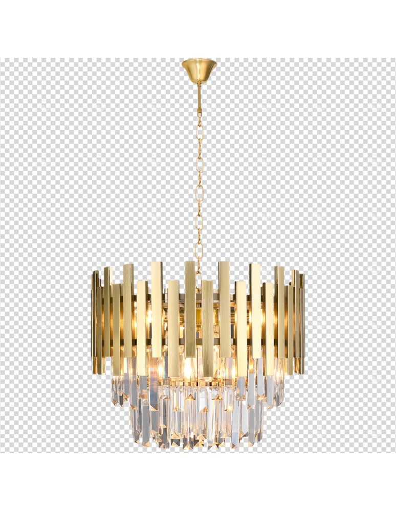 Glamour chandeliers - Milagro Chandelier ASPEN GOLD 6xE14 ML5999 - product kolory-swiatla.pl 8