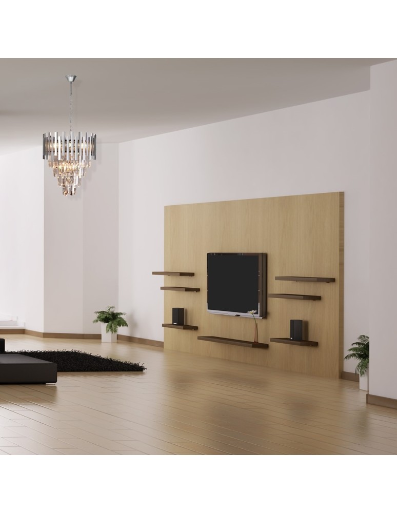 Glamour chandeliers - Milagro Chandelier ASPEN II CHROME 9xE14 ML5997 - product kolory-swiatla.pl 6