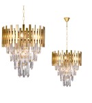Glamour chandeliers - Milagro Chandelier ASPEN II GOLD 9xE14 ML6000 - product 1