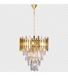 Glamour chandeliers - Milagro Chandelier ASPEN II GOLD 9xE14 ML6000 - product 8