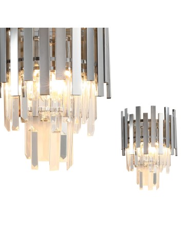Milagro Wall lamp ASPEN CHROME 2xE14 ML5995