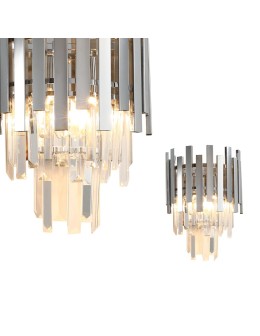 Milagro Wall lamp ASPEN CHROME 2xE14 ML5995