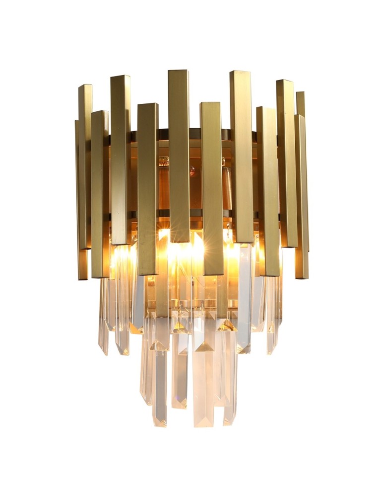 Glamour wall lamps - Milagro Wall lamp ASPEN GOLD 2xE14 ML5998 - product kolory-swiatla.pl 2
