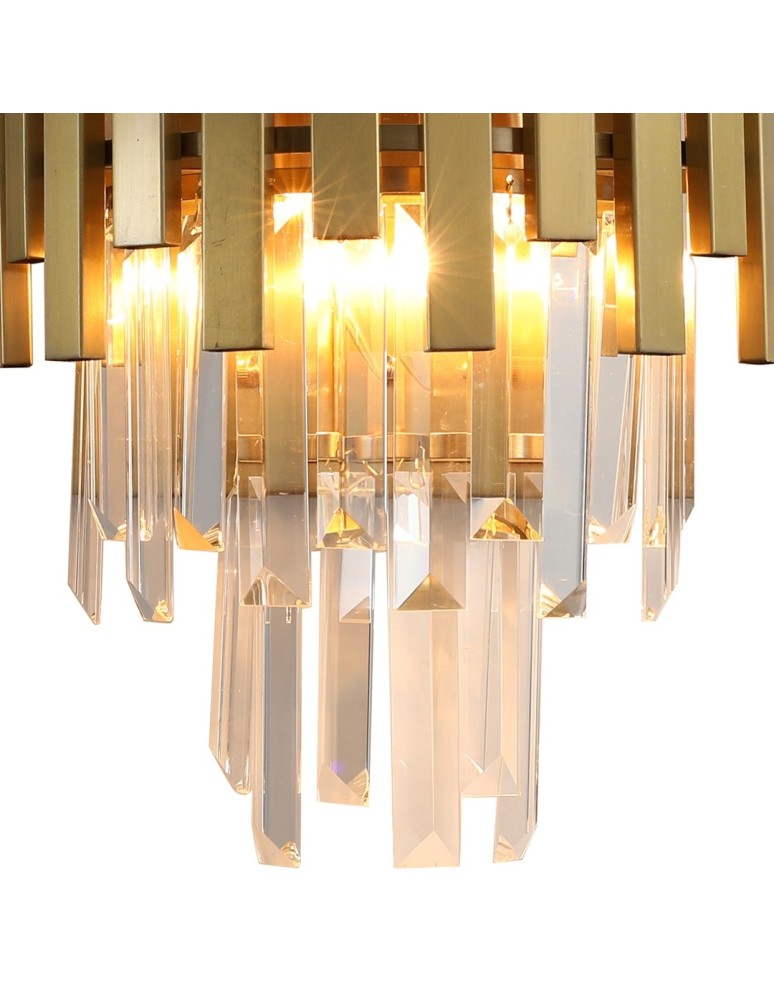 Glamour wall lamps - Milagro Wall lamp ASPEN GOLD 2xE14 ML5998 - product kolory-swiatla.pl 3