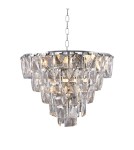 Glamour pendant lamps - Milagro Chandelier CHELSEA CHROME 6xE14 ML6001 - product 3
