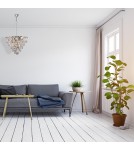 Glamour pendant lamps - Milagro Chandelier CHELSEA CHROME 6xE14 ML6001 - product 5