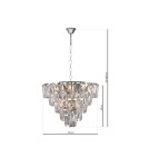 Glamour pendant lamps - Milagro Chandelier CHELSEA CHROME 6xE14 ML6001 - product 8