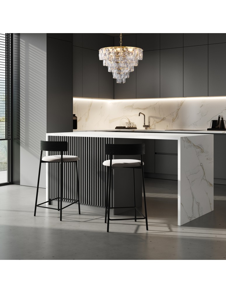 Glamour chandeliers - Milagro Chandelier CHELSEA GOLD 6xE14 ML6002 - product kolory-swiatla.pl 6