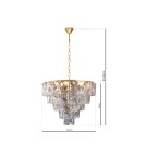 Glamour chandeliers - Milagro Chandelier CHELSEA GOLD 6xE14 ML6002 - product 8