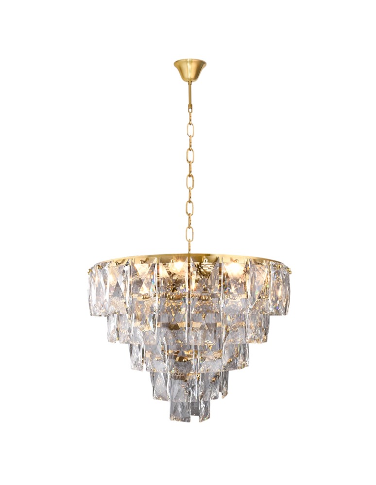 Glamour chandeliers - Milagro Chandelier CHELSEA GOLD 6xE14 ML6002 - product kolory-swiatla.pl 9