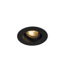Round flush-mounted lamps - Zuma Line CHUCK DL ROUND 1x50W GU10 Black 230V 92700 Inlet - product 1