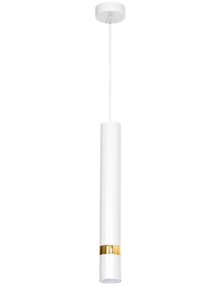 Pendant lamps - Milagro JOKER WHITE/GOLD 1xGU10 pendant lamp MLP6081 - product kolory-swiatla.pl 9