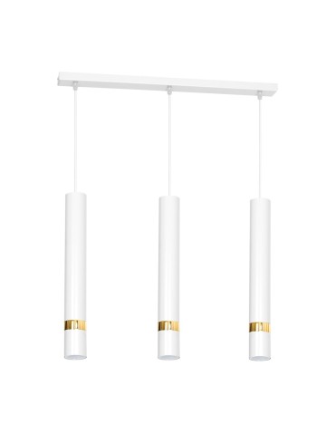 Milagro JOKER WHITE/GOLD 3xGU10 pendant lamp MLP6082