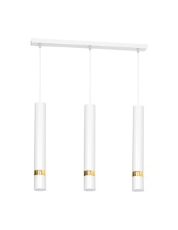 Milagro Lampa wisząca JOKER WHITE/GOLD 3xGU10 MLP6082