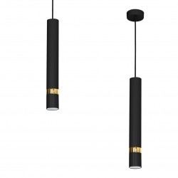 Milagro Lampa wisząca JOKER BLACK/GOLD 1xGU10 MLP6079