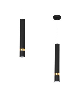 Milagro Lampa wisząca JOKER BLACK/GOLD 1xGU10 MLP6079