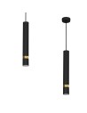 Milagro JOKER BLACK/GOLD 1xGU10 pendant lamp MLP6079