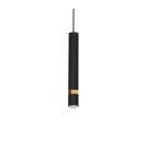 Pendant tube lamps - Milagro JOKER BLACK/GOLD 1xGU10 pendant lamp MLP6079 - product 3