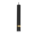 Pendant tube lamps - Milagro JOKER BLACK/GOLD 1xGU10 pendant lamp MLP6079 - product 4