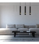 Triple pendant lamps - Milagro JOKER BLACK/GOLD 3xGU10 pendant lamp MLP6080 - product 4