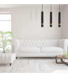 Triple pendant lamps - Milagro JOKER BLACK/GOLD 3xGU10 pendant lamp MLP6080 - product 5