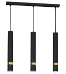 Triple pendant lamps - Milagro JOKER BLACK/GOLD 3xGU10 pendant lamp MLP6080 - product 8