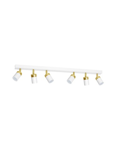 Milagro JOKER WHITE/GOLD 6xGU10 MLP6131 ceiling lamp.
