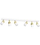 Adjustable ceiling lamps - spots - Milagro JOKER WHITE/GOLD 6xGU10 MLP6131 ceiling lamp. - product 2