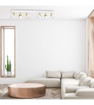 Adjustable ceiling lamps - spots - Milagro JOKER WHITE/GOLD 6xGU10 MLP6131 ceiling lamp. - product 3