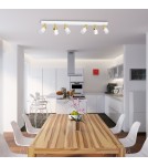 Adjustable ceiling lamps - spots - Milagro JOKER WHITE/GOLD 6xGU10 MLP6131 ceiling lamp. - product 4