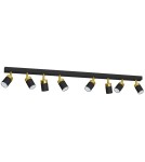 Adjustable ceiling lamps - spots - Milagro JOKER BLACK/GOLD 8xGU10 MLP6127 ceiling lamp. - product 2