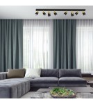 Adjustable ceiling lamps - spots - Milagro JOKER BLACK/GOLD 8xGU10 MLP6127 ceiling lamp. - product 6