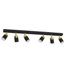 Adjustable ceiling lamps - spots - Milagro JOKER BLACK/GOLD 6xGU10 MLP6126 ceiling lamp. - product 2