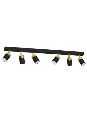 Milagro JOKER BLACK/GOLD 6xGU10 MLP6126 ceiling lamp. - product 2