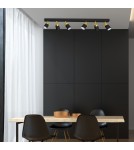 Adjustable ceiling lamps - spots - Milagro JOKER BLACK/GOLD 6xGU10 MLP6126 ceiling lamp. - product 3