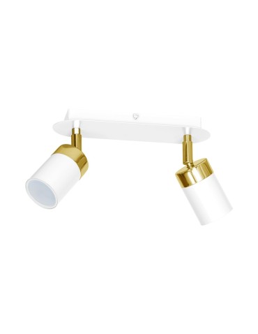 Milagro JOKER WHITE/GOLD 2xGU10 MLP6129 ceiling lamp.