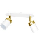Adjustable ceiling lamps - spots - Milagro JOKER WHITE/GOLD 2xGU10 MLP6129 ceiling lamp. - product 2