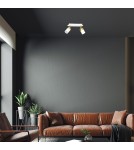 Adjustable ceiling lamps - spots - Milagro JOKER WHITE/GOLD 2xGU10 MLP6129 ceiling lamp. - product 3