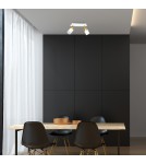 Adjustable ceiling lamps - spots - Milagro JOKER WHITE/GOLD 2xGU10 MLP6129 ceiling lamp. - product 5