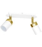 Adjustable ceiling lamps - spots - Milagro JOKER WHITE/GOLD 2xGU10 MLP6129 ceiling lamp. - product 8