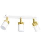 Adjustable ceiling lamps - spots - Milagro JOKER WHITE/GOLD 3xGU10 MLP6130 ceiling lamp. - product 2