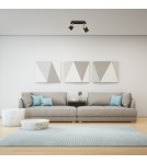 Adjustable ceiling lamps - spots - Milagro JOKER BLACK/GOLD 2xGU10 MLP6124 ceiling lamp. - product 6